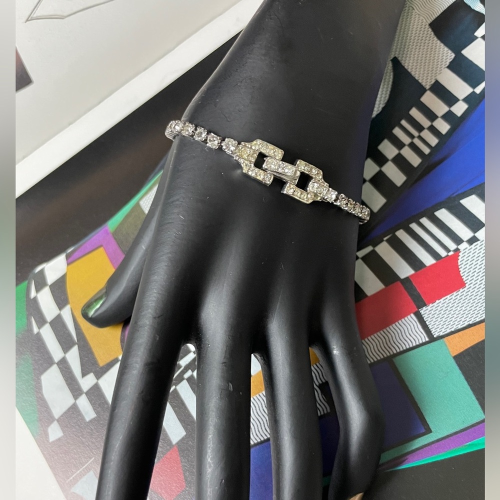 Vintage Kramer Rhinestone Bracelet